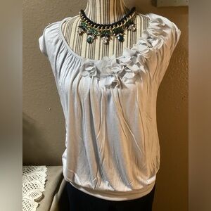 H & M GRAY TOP Size S